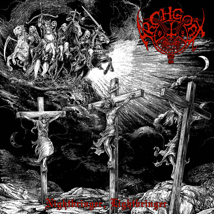 Archgoat – Nightbringer, Lightbringer album artwork